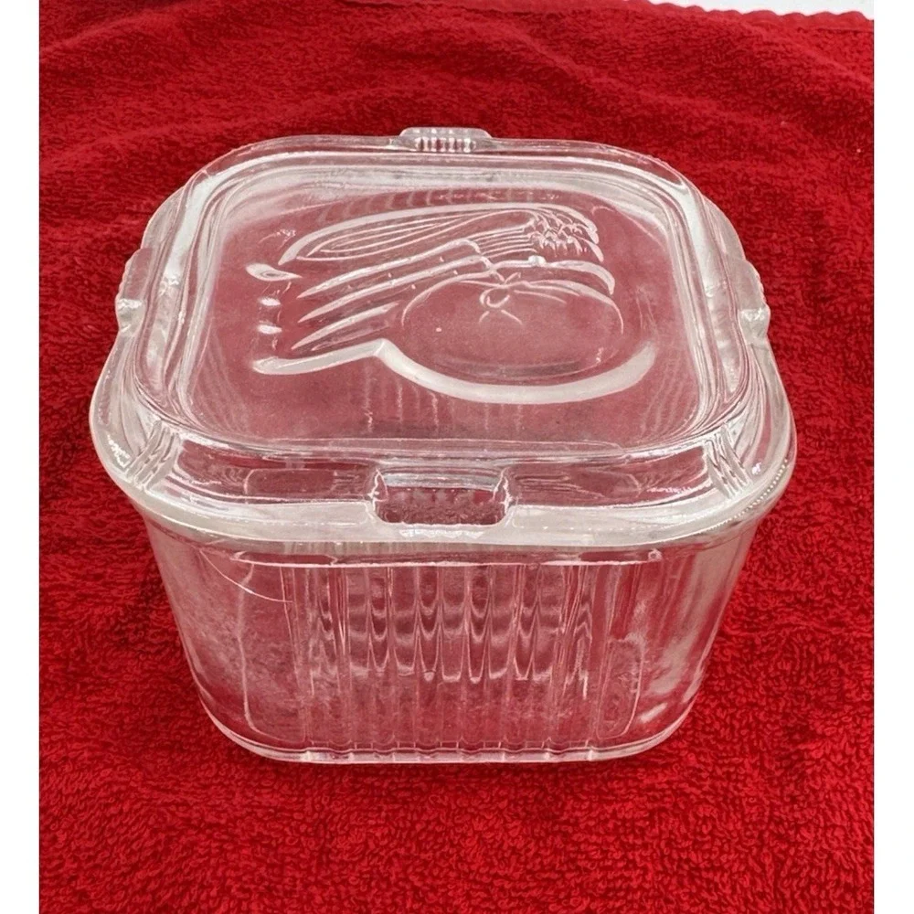 federal glass vintage ribbed